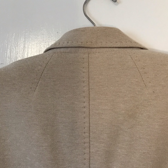 Classic Talbots Beige Women's Blazer size 6 Summer Wardrobe Capsule, Timeless - Picture 4 of 11